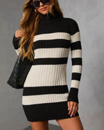Rieley Knit Colorblock Mini Dress