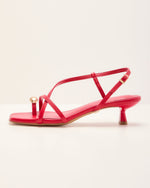 Solira Slingback Toe Ring Kitten Heels
