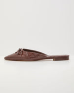 Presley Vegan Leather Croc Embossed Flats
