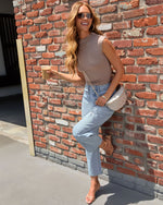 Light Grey % Jenny Faux Leather Belt Bag-4