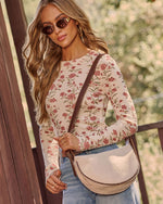 Plush Essence Sherpa Crossbody Bag