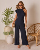 Endless Afternoon One Shoulder Jumpsuit