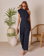 Endless Afternoon One Shoulder Jumpsuit