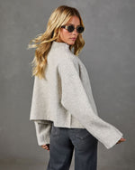 Comfort Club Brushed Mockneck Cardigan