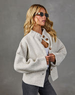 Comfort Club Brushed Mockneck Cardigan