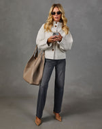 Comfort Club Brushed Mockneck Cardigan