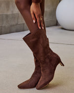 Nelle Faux Suede Mid Calf Boots