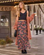 Spiced Dusk Printed Maxi Skirt