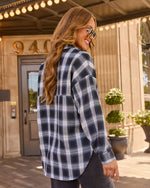 Cooler Days Plaid Button Down Top