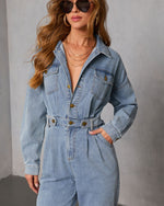 Quiet Cool Denim Jumpsuit