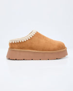 Camel % Emberlane Embroidered Platform Mules-6