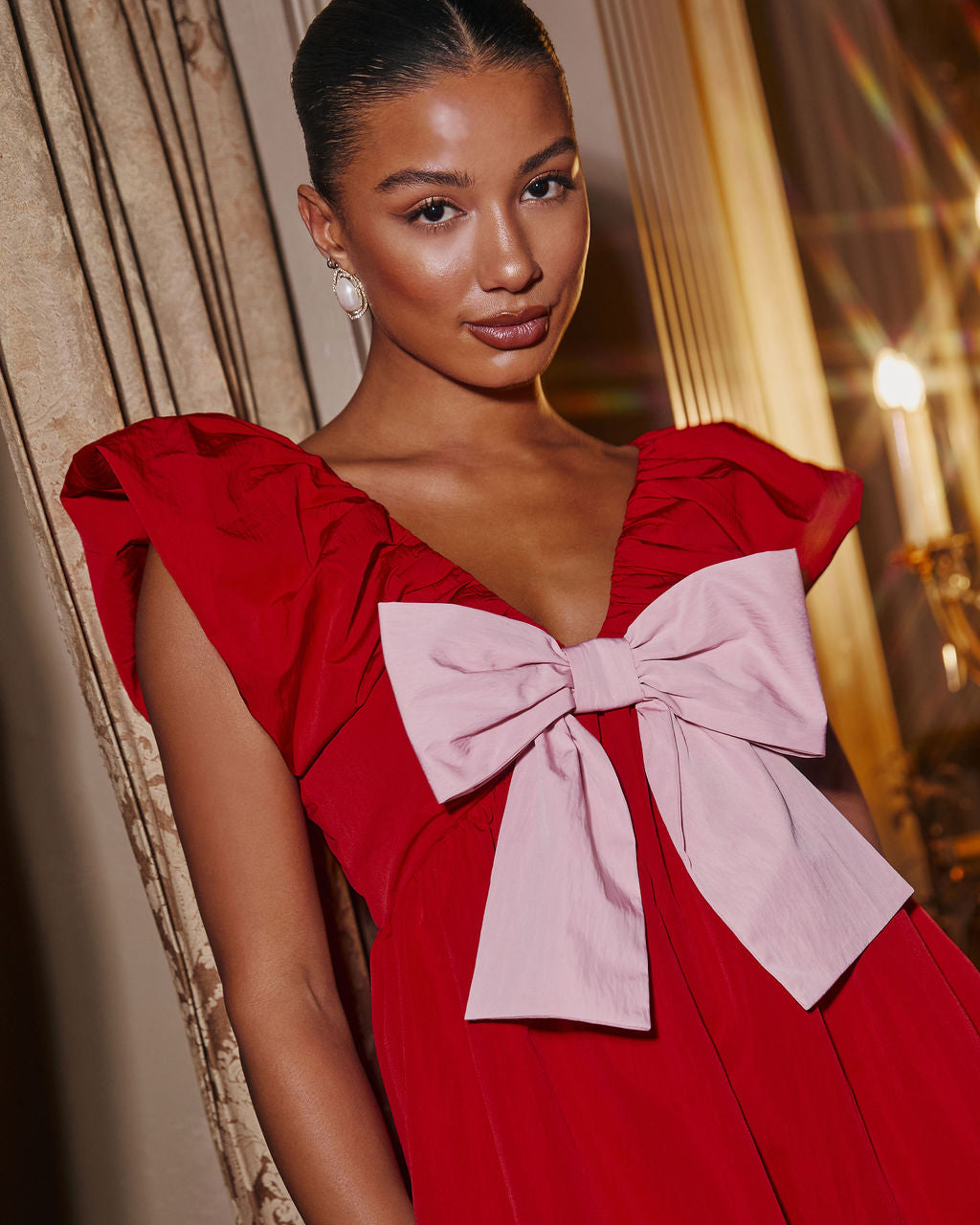 All Wrapped Up Bow Plaid Babydoll Mini Dress – VICI All Wrapped Up Bow Plaid Babydoll Mini Dress – VICI