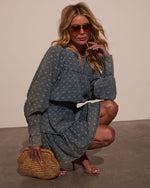 Luzie Tiered Denim Mini Dress