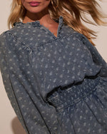 Luzie Tiered Denim Mini Dress