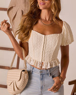 Hey Darling Puff Short Sleeve Top