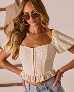 Hey Darling Puff Short Sleeve Top