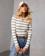Ancira Striped Bodysuit