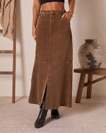 Caresse Corduroy Maxi Skirt