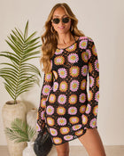 Talvi Crochet Cover Up Mini Dress