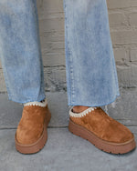 Camel % Emberlane Embroidered Platform Mules-1