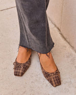 Audree Plaid Heel Mule