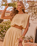 Opening Note Bubble Hem Top