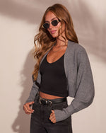 Gracefully Yours Knit Open Front Shrug