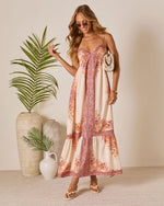 Terracotta Dream Babydoll Maxi Dress