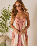 Terracotta Dream Babydoll Maxi Dress