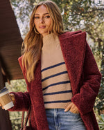 Yulissa Pocketed Teddy Coat