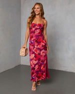 Amber Harvest Mesh Maxi Dress