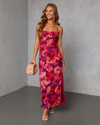 Amber Harvest Mesh Maxi Dress