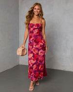 Amber Harvest Mesh Maxi Dress