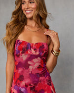 Amber Harvest Mesh Maxi Dress