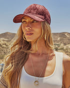 Daylight Reverie Faux Suede Baseball Cap