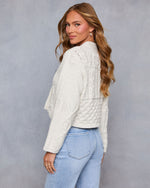 Kelena Cable Knit Cardigan