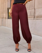 Forward Feeling Satin Joggers