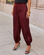 Forward Feeling Satin Joggers