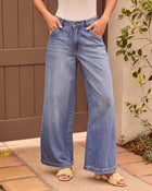 Rumer Stretch Wide Leg Jeans