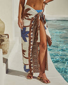 Mai Tai Muse Printed Wrap Tie Sarong