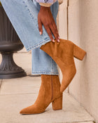 Marlan Faux Suede Booties