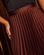 Ardine Pleated High Low Skirt