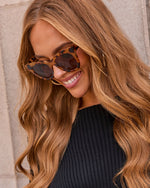 Riya Cat Eye Tortoise Frame Sunglasses