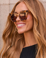 Riya Cat Eye Tortoise Frame Sunglasses