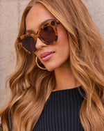 Riya Cat Eye Tortoise Frame Sunglasses
