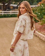 Junelle Floral Button Down Top