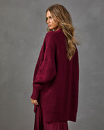 Soft Moments High Low Open Knit Cardigan