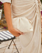 Cinzia Textured Pouch Crossbody Bag