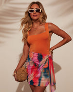 Orange % Making Moves Bodysuit-4