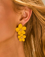 Riviera Rose Drop Floral Earrings